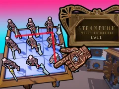 Spel Steampunk Merge To Battle på nätet