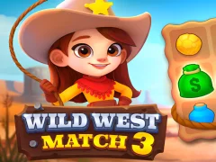 Spel Wild West Match 3 på nätet