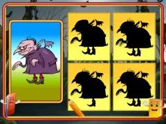Spel Shadow Match Halloween på nätet