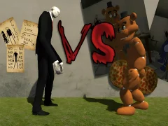 Spel Slenderman vs Freddy Fazbear på nätet