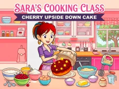 Spel Sara’s Cooking Class: Cherry Upside Down Cake på nätet