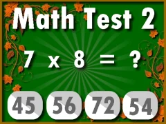 Spel Math Test 2 på nätet