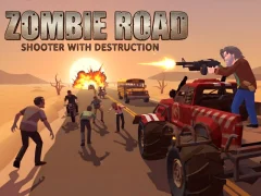 Spel Zombie Road: Shooter with Destruction på nätet