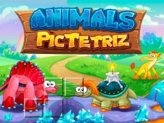 Spel Animals Pic Tetriz på nätet