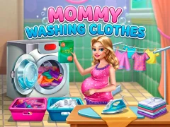 Spel Mommy washing clothes på nätet