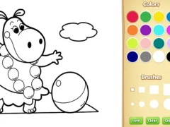 Spel Baby Farm Animals Coloring Book for Kids på nätet