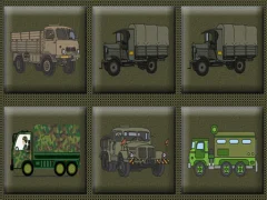 Spel Army Trucks Memory på nätet