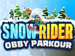 Spel Snow Rider Obby Parkour på nätet