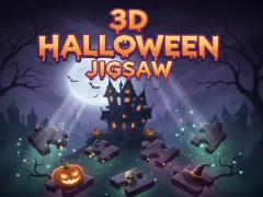 Spel 3D Halloween Jigsaw på nätet