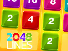 Spel 2048 Lines på nätet