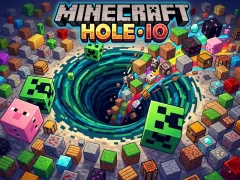 Spel Minecraft Hole IO på nätet