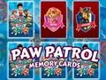 Spel Paw Patrol Memory Cards på nätet