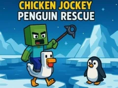 Spel Chicken Jockey: Penguin Rescue på nätet