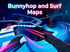 Spel Bunnyhop and Surf Maps på nätet