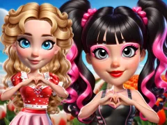 Spel Vibrant Hearts Glamour vs Punk på nätet