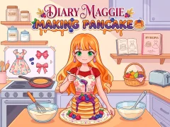 Spel Diary Maggie Making Pancake på nätet