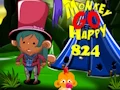 Spel Monkey Go Happy Stage 824 på nätet