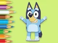 Spel Coloring Book: Happy Bluey på nätet