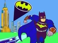 Spel Batman Cartoon Coloring på nätet