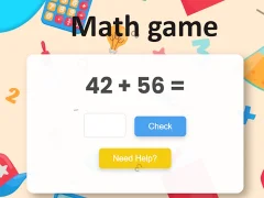 Spel Math game på nätet