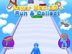 Spel Layer Man 3d Run Collect på nätet