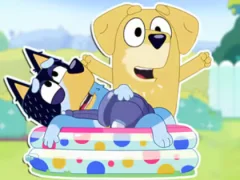 Spel Jigsaw Puzzle: Bluey Dad Baby på nätet