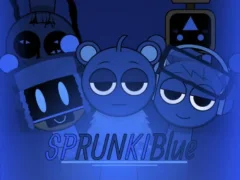 Spel Sprunki Blue Mod på nätet