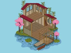 Spel Pixel House på nätet