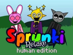 Spel Sprunki Retake: Human Edition på nätet