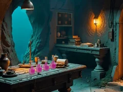 Spel Underwater Sorceress Escape på nätet