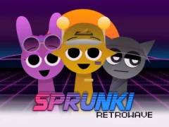 Spel Sprunki Retrowave på nätet