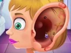 Spel Children's Doctor Treating Ears på nätet