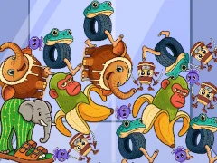 Spel Italian Brainrot: Animals Merge Puzzle på nätet