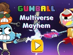 Spel The Amazing World of Gumball Multiverse Mayhem på nätet