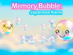 Spel Memory Bubble: Japanese Kana på nätet