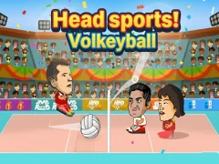 Spel Head sports! Volleyball på nätet