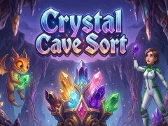 Spel Crystal Cave Sort på nätet