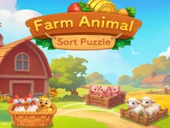 Spel Farm Animal Sort Puzzle på nätet