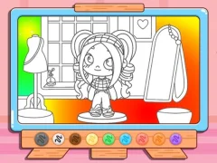 Spel Coloring Book: Avatar Girl Dress Up Shopping på nätet