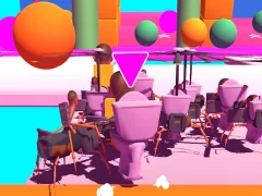 Spel Fall Skibidi Toilet på nätet