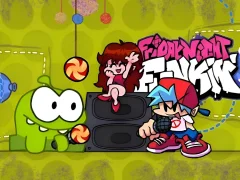 Spel Friday Night Funkin VS Om Nom from Cut The Rope på nätet
