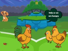 Spel Feed Hungry Hen Family på nätet