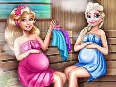 Spel Cute Mommies Pregnant Sauna på nätet