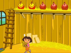 Spel Dora The explorer Saves the Farm på nätet