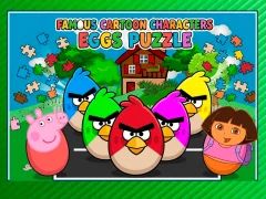 Spel Famous Cartoon Characters Eggs på nätet