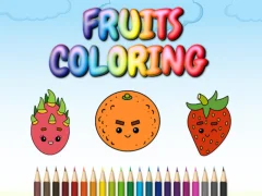 Spel FRUITS COLORING på nätet