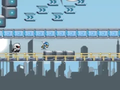 Spel Gravity Guy HTML5 på nätet