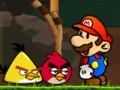 Spel Mario vs Angry Birds på nätet