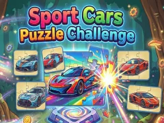 Spel Sport Cars Puzzle Challenge på nätet
