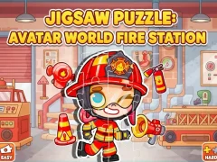 Spel Jigsaw Puzzle: Avatar World Fire Station på nätet